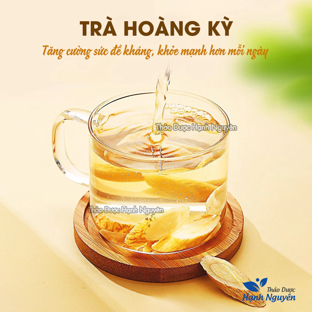 Hoàng kỳ cam túc thái lát 1kg, khô, thơm, sạch, dùng pha trà, hầm canh -Thảo Dược Hạnh Nguyên - 3