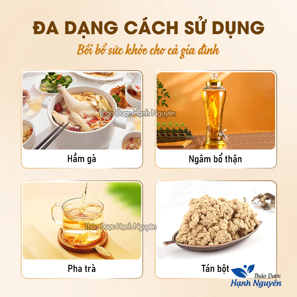 Hoàng kỳ cam túc thái lát 1kg, khô, thơm, sạch, dùng pha trà, hầm canh -Thảo Dược Hạnh Nguyên - 5