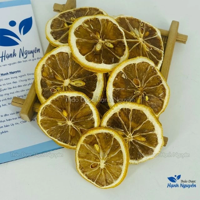 Chanh vàng thái lát 100g, sấy khô, trà chanh vàng, dùng pha trà, decor, trang trí - Thảo dược hạnh nguyên - 2
