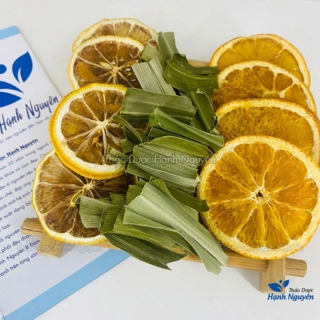 Chanh vàng thái lát 100g, sấy khô, trà chanh vàng, dùng pha trà, decor, trang trí - Thảo dược hạnh nguyên - 3