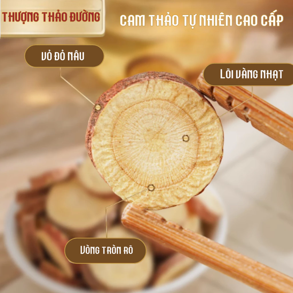 Cam Thảo Khô Thái Lát | Thượng Thảo Đường | Nguyên Liệu Pha Trà Thảo Mộc, Thơm Ngon Bổ Dưỡng, Không Có Chất Tẩy Trắng - 4