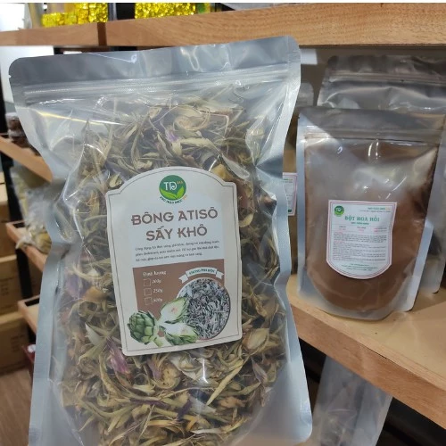 Trà hoa Atiso Đà Lạt, nguyên bông thái lát, thanh nhiệt, giải độc gan, dùng hầm canh, pha trà, hạn chế nguy cơ tim mạch - 3