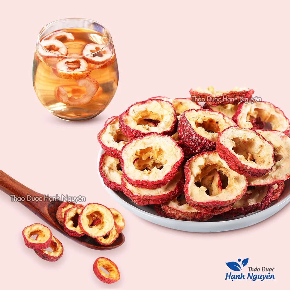 Sơn tra thái lát sấy lạnh 1kg, táo gai sấy thăng hoa, pha trà, detox - Thảo Dược Hạnh Nguyên - 2