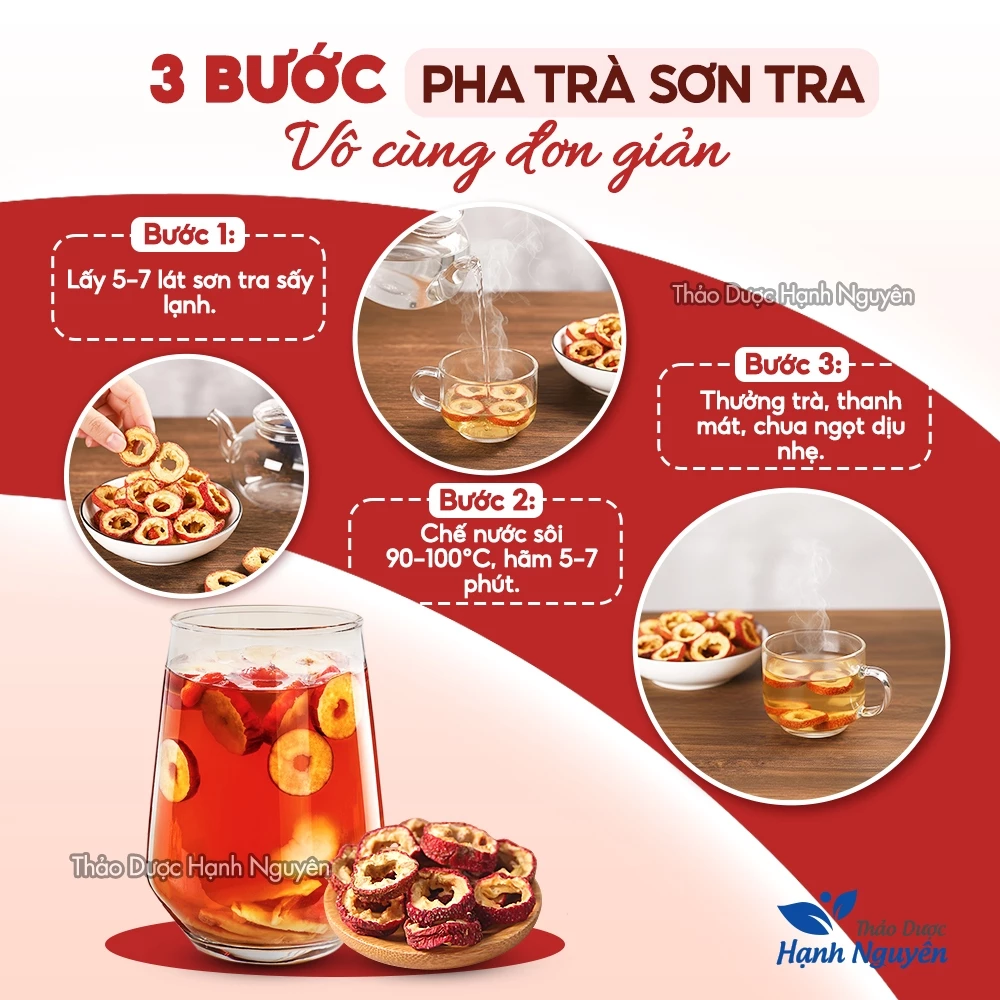 Sơn tra thái lát sấy lạnh 1kg, táo gai sấy thăng hoa, pha trà, detox - Thảo Dược Hạnh Nguyên - 5