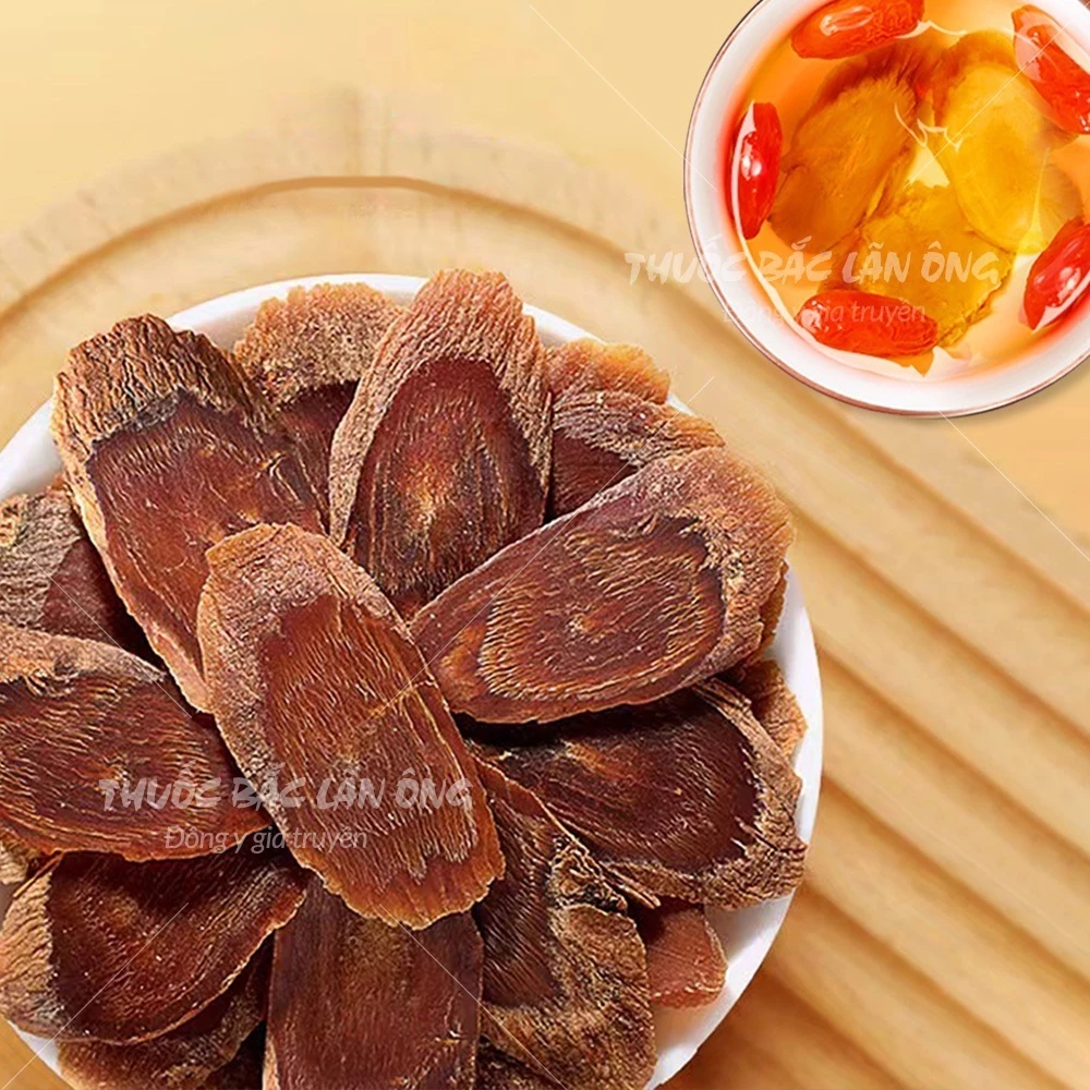 Hồng sâm Hàn Quốc 100g, nhân sâm thái lát mỏng, thơm, không tẩm đường, nguyên vị, dùng pha trà, hầm canh - 3