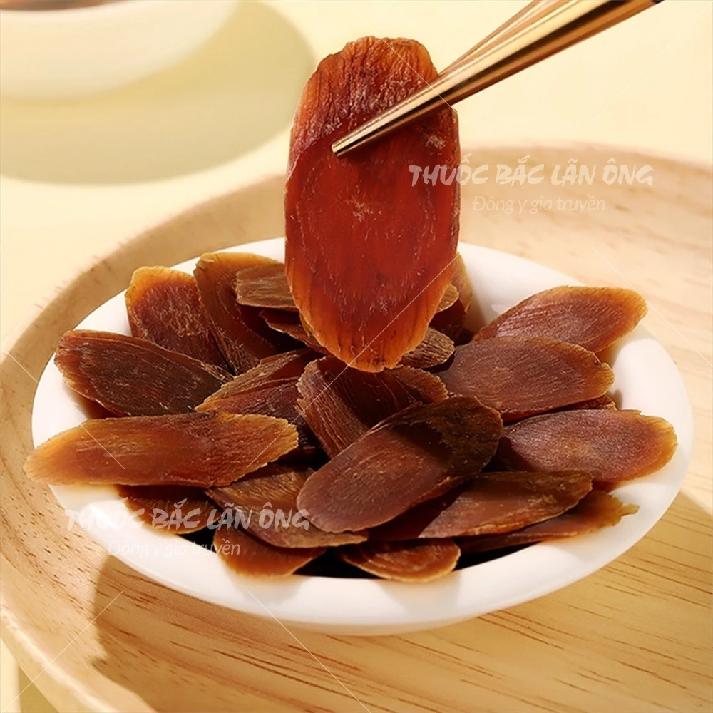 Hồng sâm Hàn Quốc 100g, nhân sâm thái lát mỏng, thơm, không tẩm đường, nguyên vị, dùng pha trà, hầm canh - 4