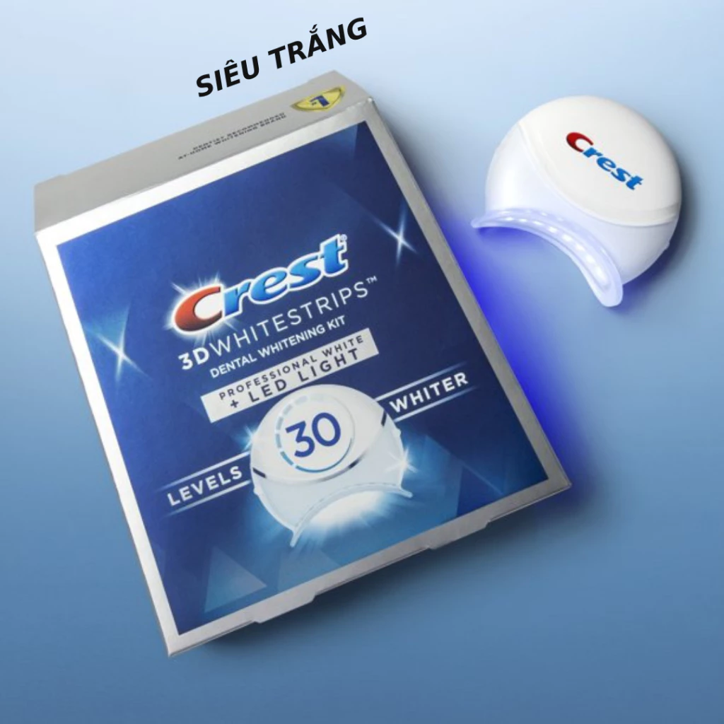 Đèn chiếu trắng răng Crest 3D white - Máy làm trắng răng Crest 3D Led Light tách set bán rời - 2
