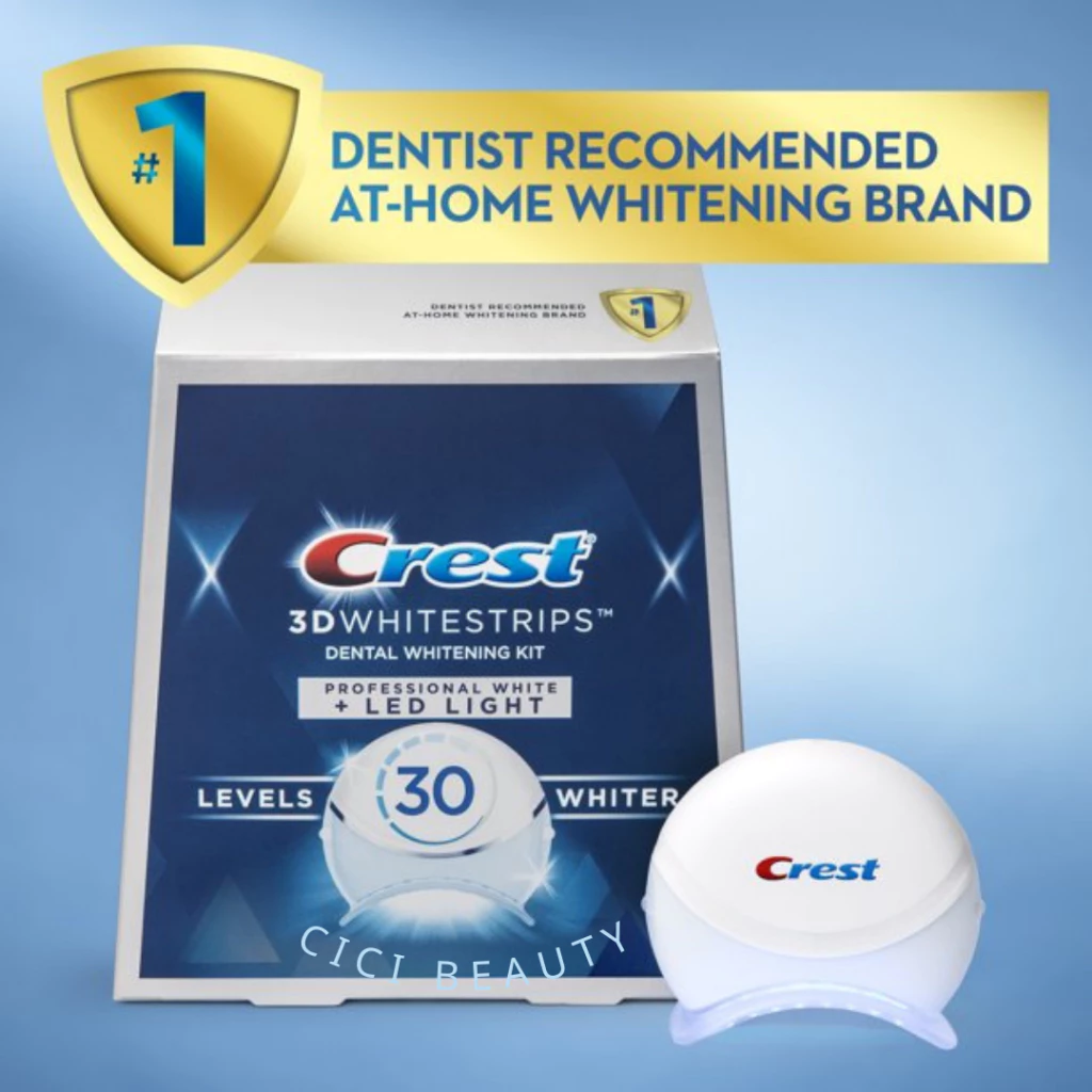 Đèn chiếu trắng răng Crest 3D white - Máy làm trắng răng Crest 3D Led Light tách set bán rời - 3