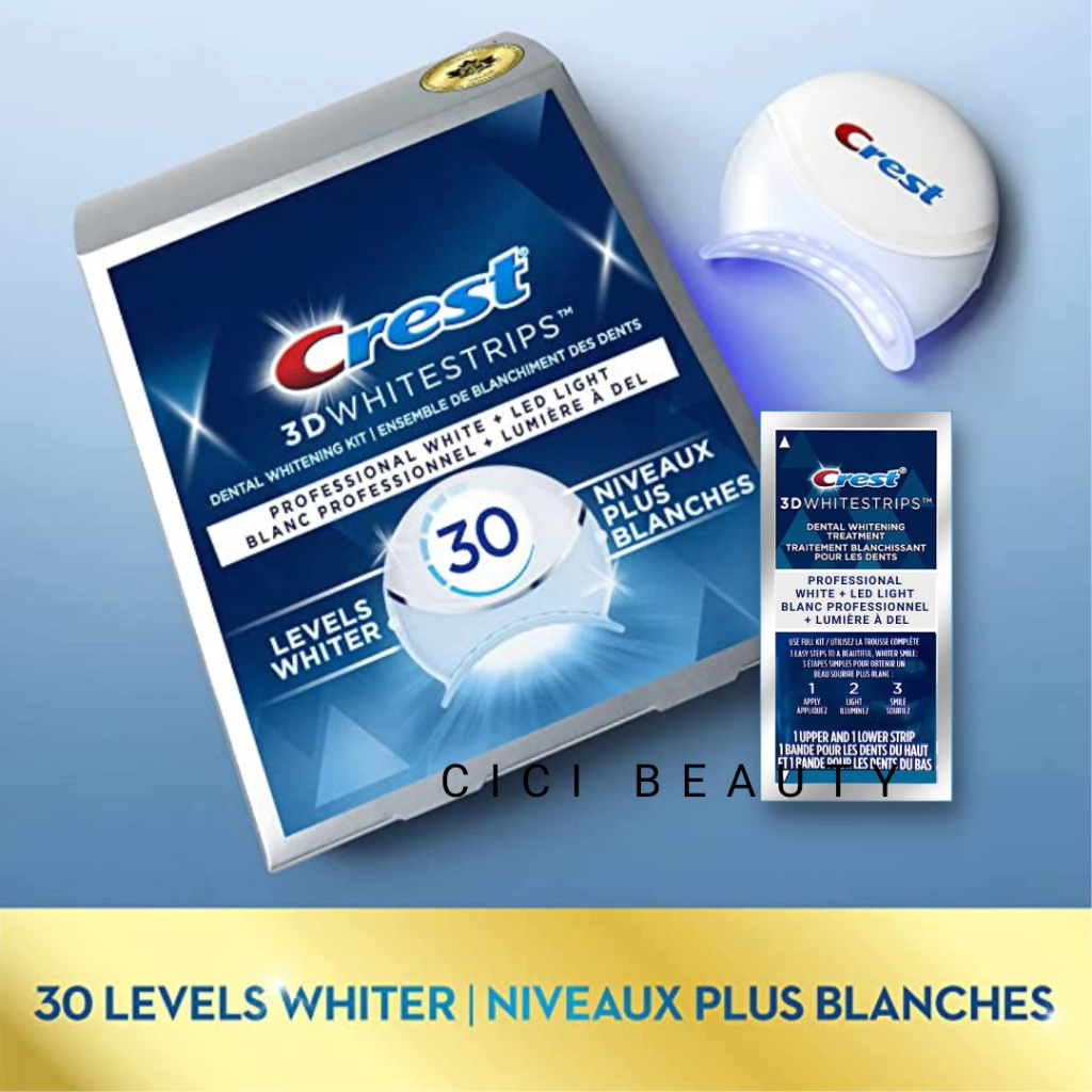 Đèn chiếu trắng răng Crest 3D white - Máy làm trắng răng Crest 3D Led Light tách set bán rời - 4