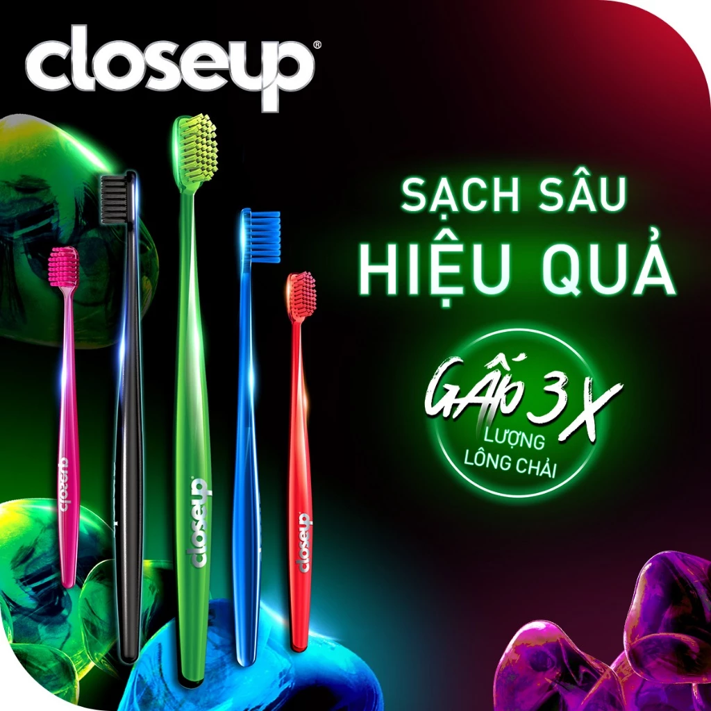 Bộ 6 Bàn chải Closeup Precision Clean Sạch Sâu - 2