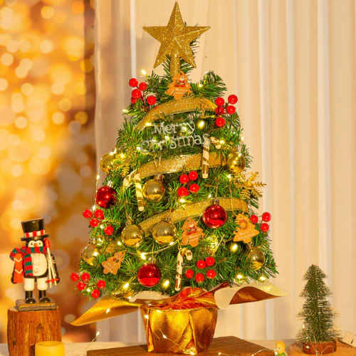 Cây thông noel CAO CẤP Mini Để Bàn 30cm,40cm, 60cm, 90cm- trang trí giáng sinh full phụ kiện SIÊU RẺ - 5