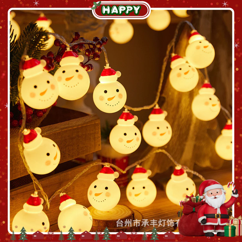 Dây Đèn LED Trang Trí NOEL 2025 - Hình Cây Thông, Ông Già Noel, Bông Tuyết, Ngôi Sao, Tuần Lộc | HAPPY DECOR - 5
