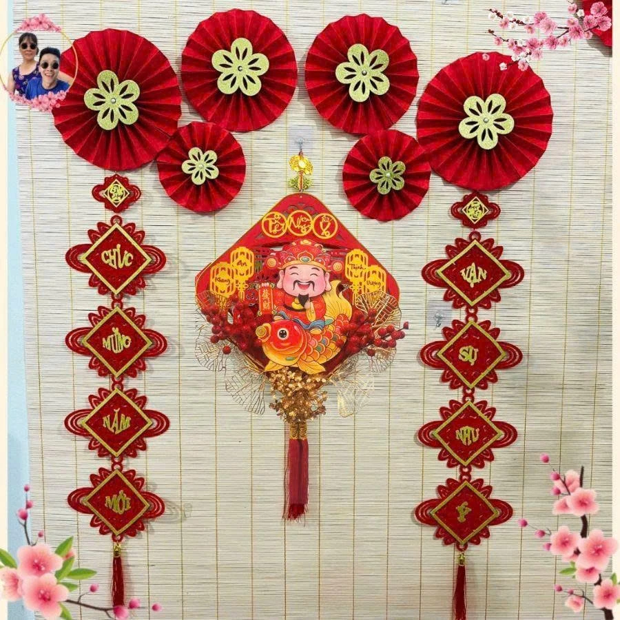 Combo Sản Phẩm Trang Trí Tết 2026, Set Trang Trí Tết Nhà Cửa Đa Dạng Đẹp - 5