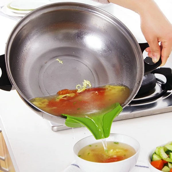 [HÀNG CÓ SẴN] Miếng silicon rót nước từ nồi gắn nồi giúp đổ canh súp chống tràn - 2