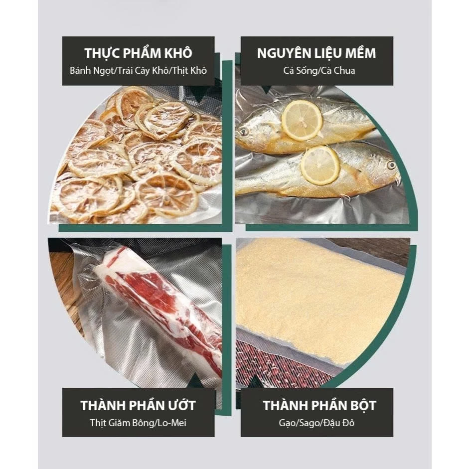 Máy Hút Chân Không MEXI - Hoàn Toàn Tự Động, Máy Đóng Gói Thực Phẩm Khử Trùng Bằng Tia Cực Tím - 5