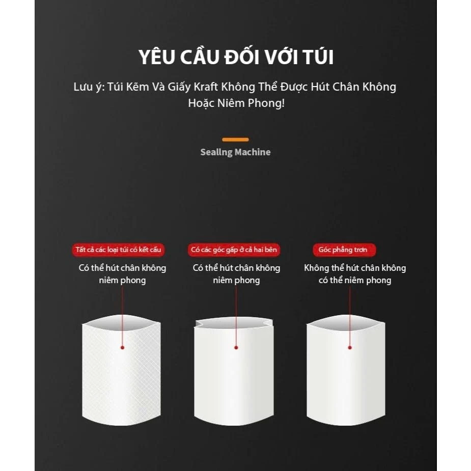 Máy Hút Chân Không MEXI - Hoàn Toàn Tự Động, Máy Đóng Gói Thực Phẩm Khử Trùng Bằng Tia Cực Tím - 6