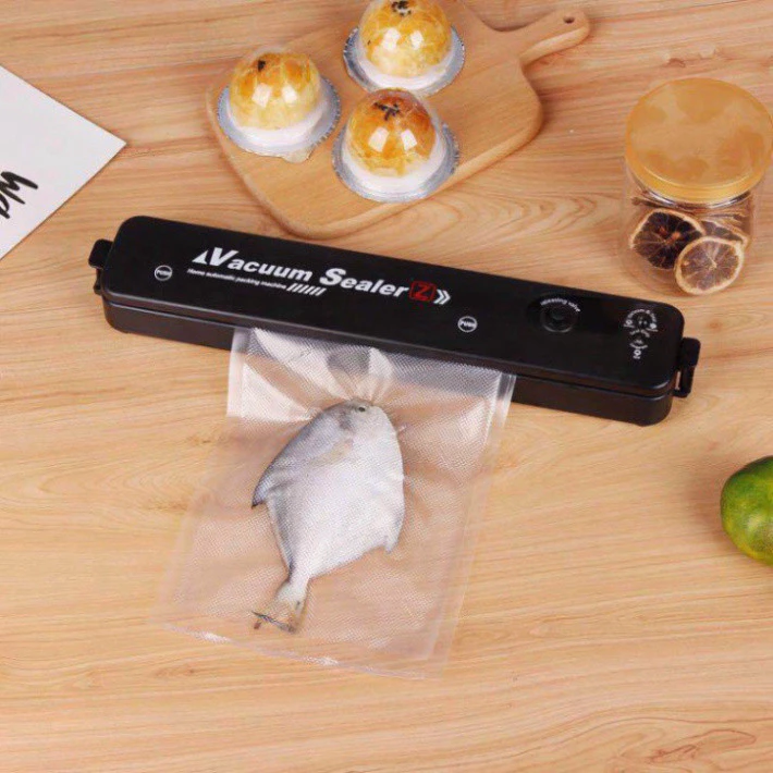 Máy Hút Chân Không Thực Phẩm Kèm Hàn Miệng Túi Vacuum Sealer ( tặng 10 túi hút ) - 4