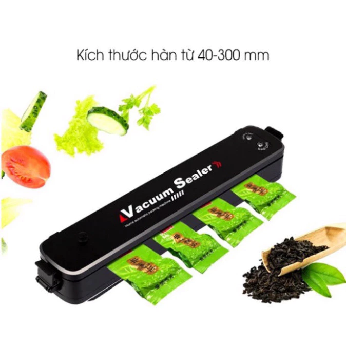 Máy Hút Chân Không Thực Phẩm Kèm Hàn Miệng Túi Vacuum Sealer ( tặng 10 túi hút ) - 6