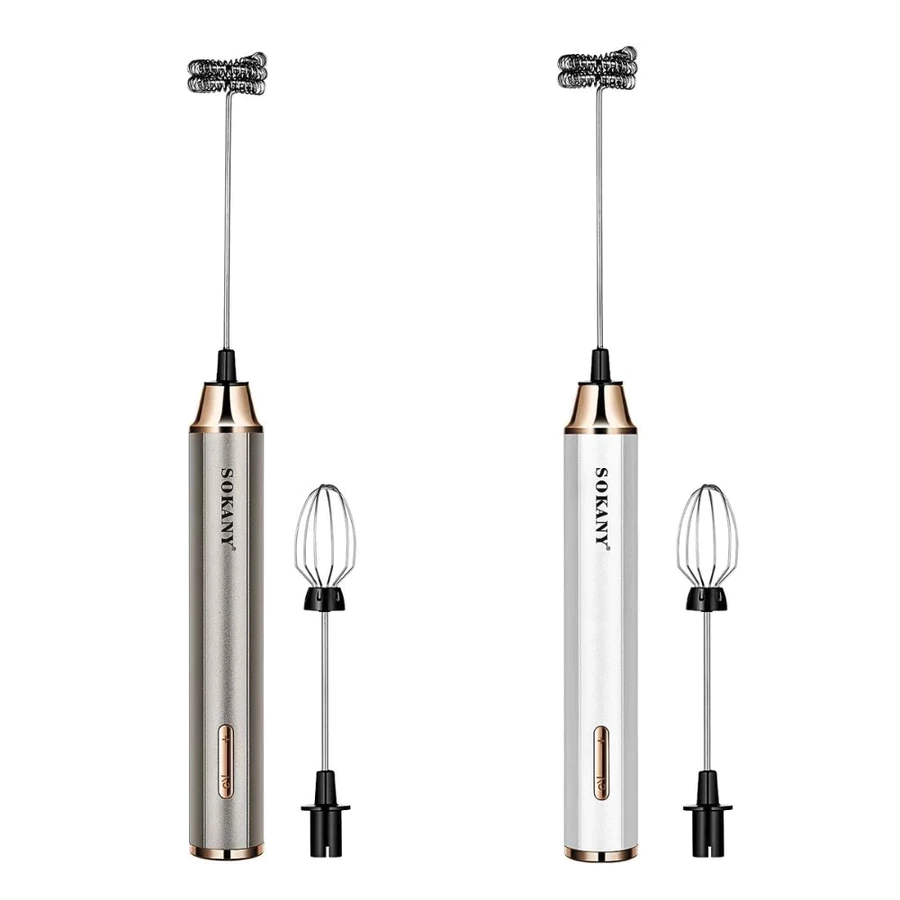 Máy Đánh Bọt Cà Phê, Đánh Trứng Mini SOKANY SK-02018 – Cầm Tay Không Dây, 2in1, Sạc USB Tiện Lợi - 2