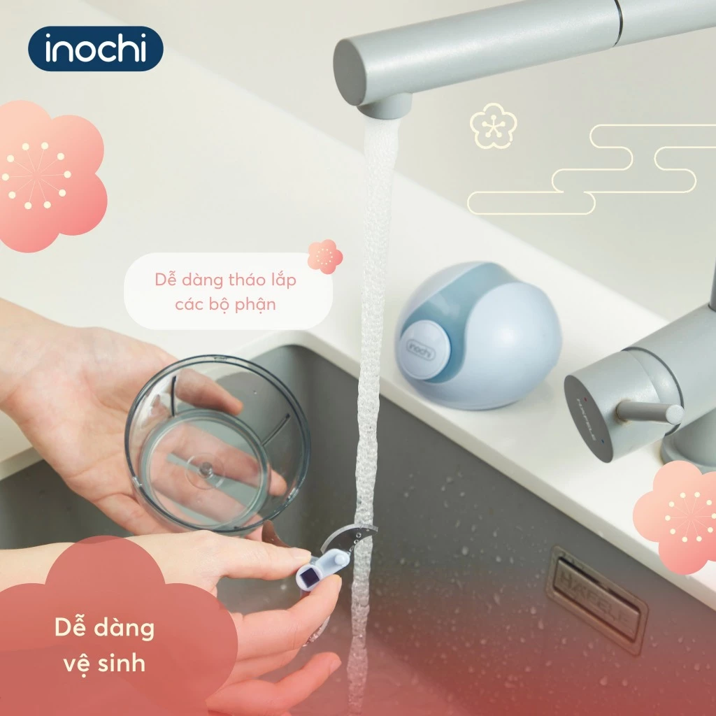 Dụng cụ xay tỏi,ớt, hành Inochi - cao cấp tiện lợi dễ sử dụng - 4