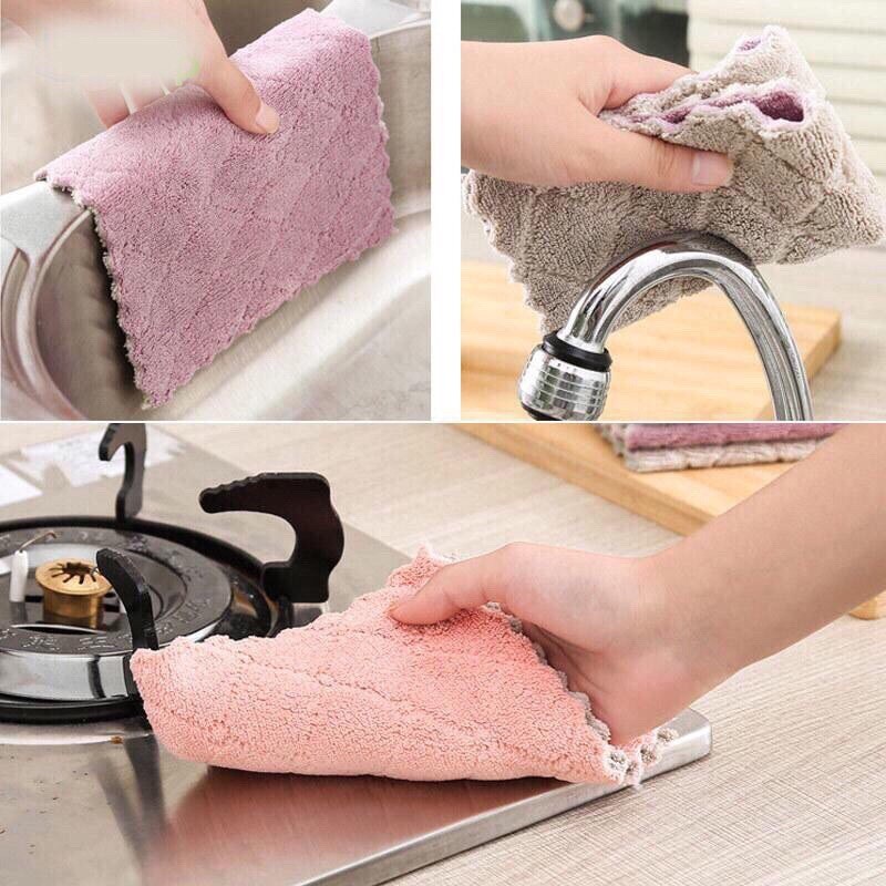 Khăn Lau Bếp Đa Năng 2 Mặt Siêu Tiện Lợi (1 Chiếc) - Siêu Thị Tiện Ích - 2