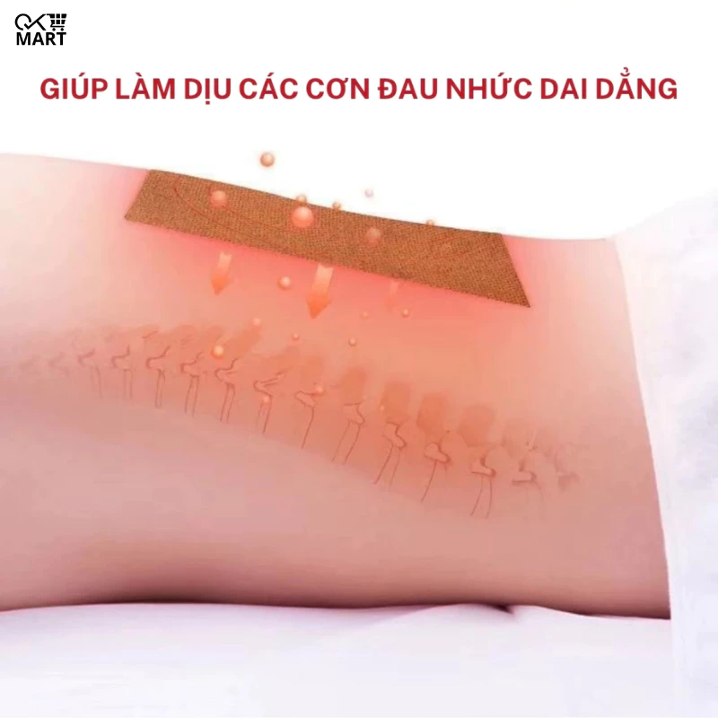 COMBO 3 Hộp 150 Miếng Dán Ngải Cứu Giảm Đau Xương Khớp - Cao Dán Làm Nóng Hỗ Trợ Xoa Bóp Nhức Mỏi - 6