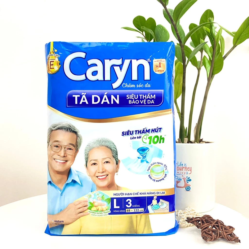 Bịch 3 Miếng Bỉm Dán Caryn Cho Mẹ Sau Sinh L3 - Tã Dán Caryn Cho Người Cao Tuổi - 2