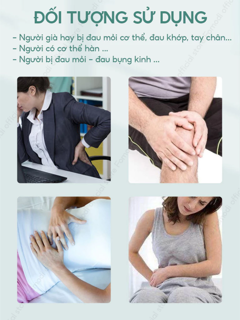 Thảm ngải cứu Fomodi đông y nội địa trung sưởi ấm giảm đau mỏi xương khớp hiệu quả - 4