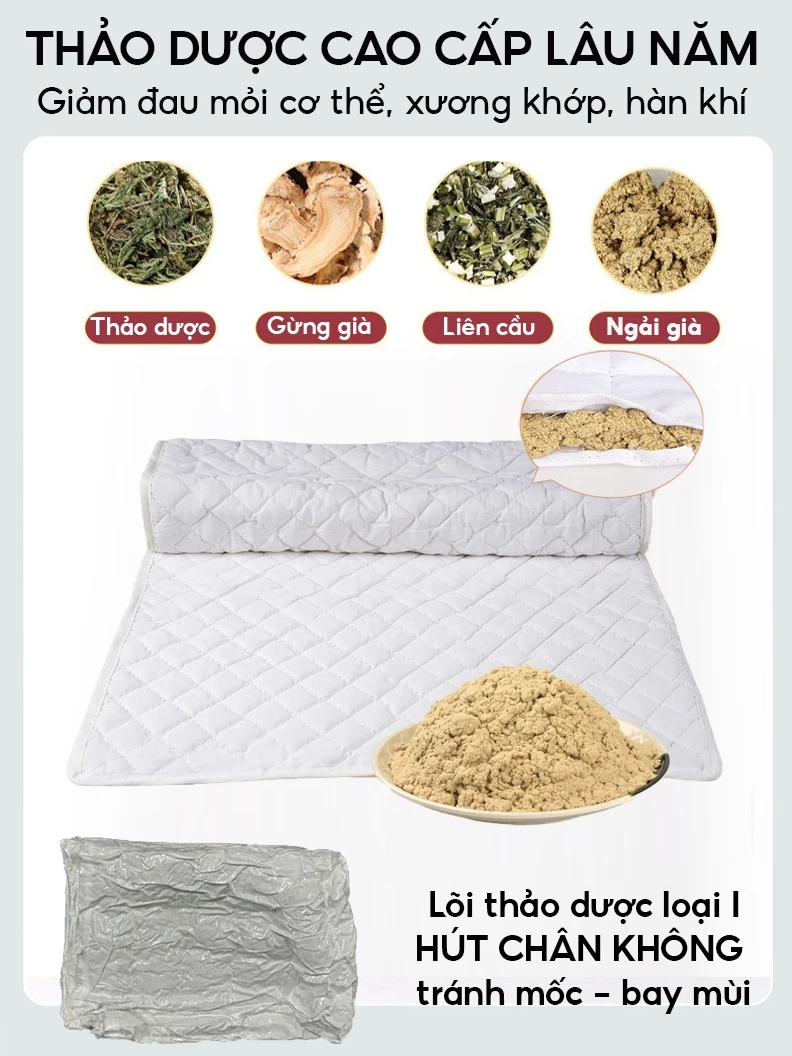 Thảm ngải cứu Fomodi đông y nội địa trung sưởi ấm giảm đau mỏi xương khớp hiệu quả - 5