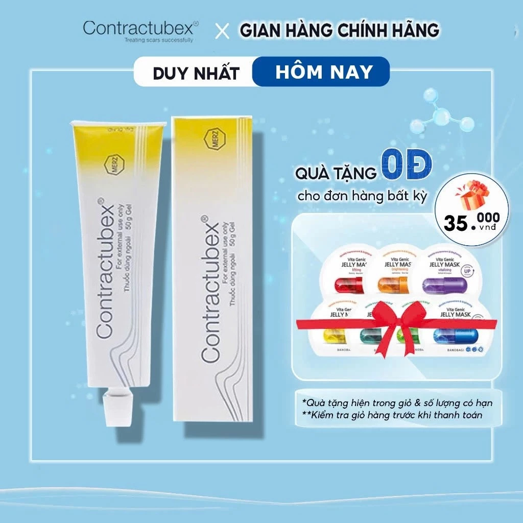 Kem Làm Mờ Sẹo Contractubex 10g 20g 30g 50g- Làm Mờ Vết Thâm, Nám, Vết Sẹo Trên Da, Mềm Mịn Da, Giảm Sẹo Lồi
