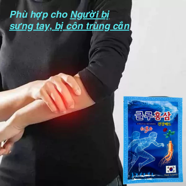 Cao Dán Hồng Sâm Hàn Quốc Chính Hãng Gói 20 miếng - 5