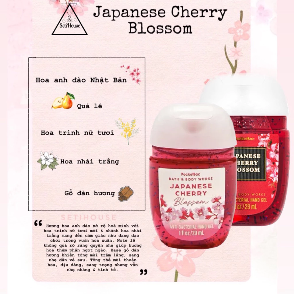 Nước rửa tay khô BATH AND BODY WORKS, gel rửa tay khô BATH AND BODY WORKS chuẩn Mỹ 29ml - 5