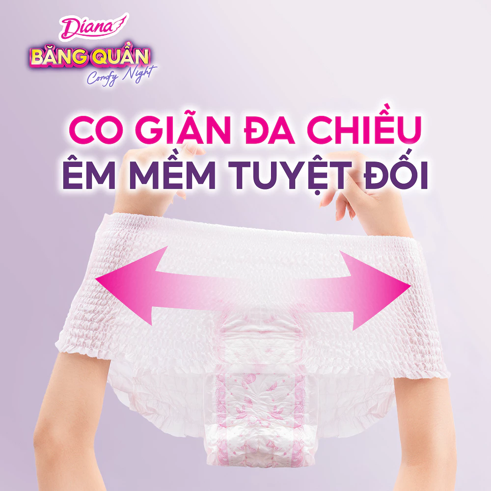 [V] Diana Băng Quần Comfy Night size S-M & M-L & L-XL (5 chiếc/gói) - 4