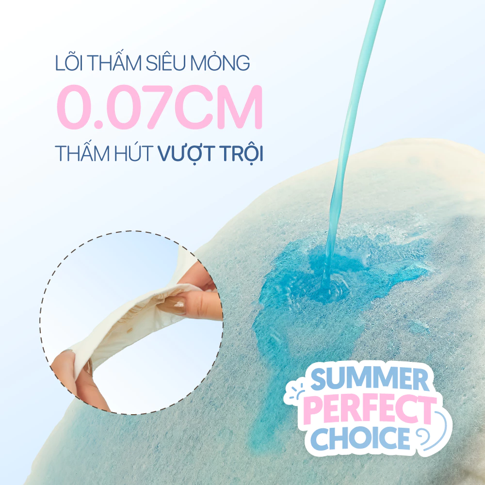 Combo 10 băng quần vô hình Cielo Stellato Mini, không viền, mỏng nhẹ, chống tràn 360 - 3