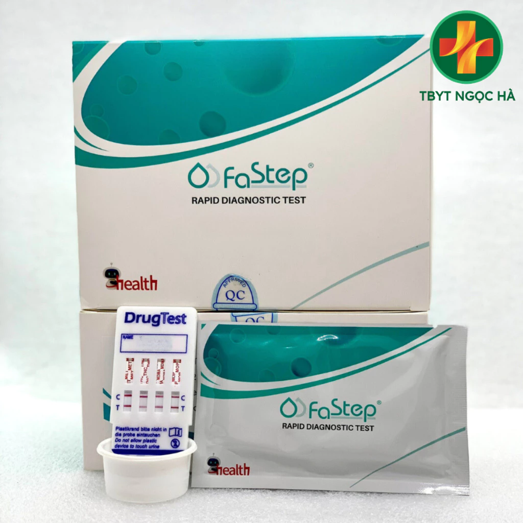 Que test ma tuý tổng hợp 4 và 5 chân Fastep test nhanh độ chính xác cao [Che tên sản phẩm]