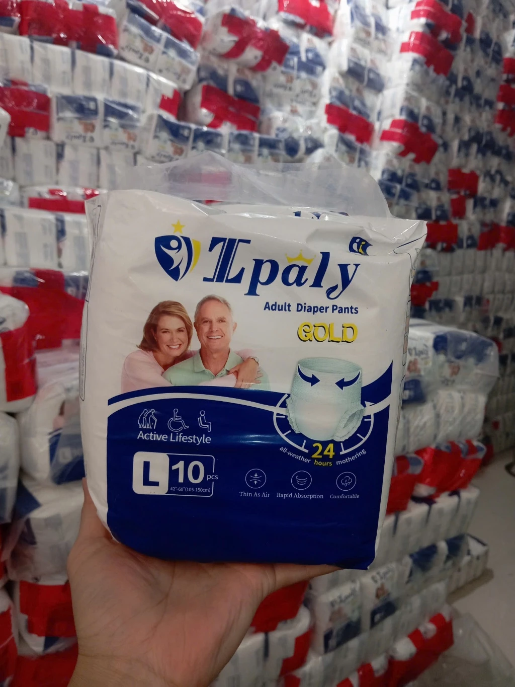 Bỉm quần người già Ipaly đủ size M10-L10-XL10