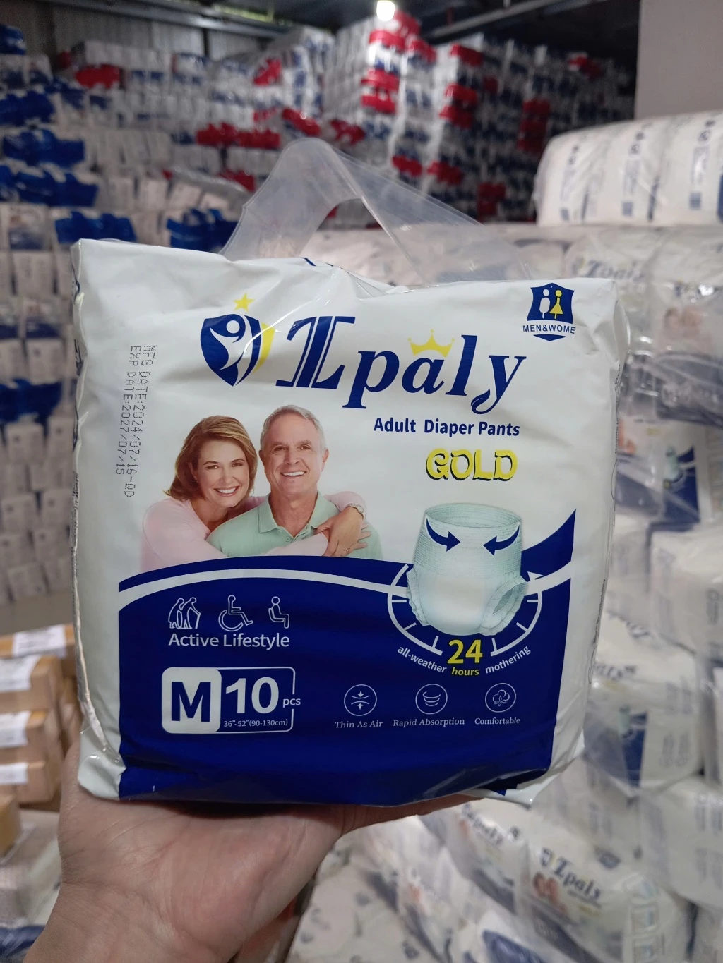Bỉm quần người già Ipaly đủ size M10-L10-XL10 - 2