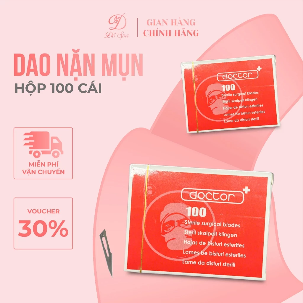Lưỡi Dao Mổ Sterile Doctor Số 11 – Hộp 100 Cái (Loại 1)