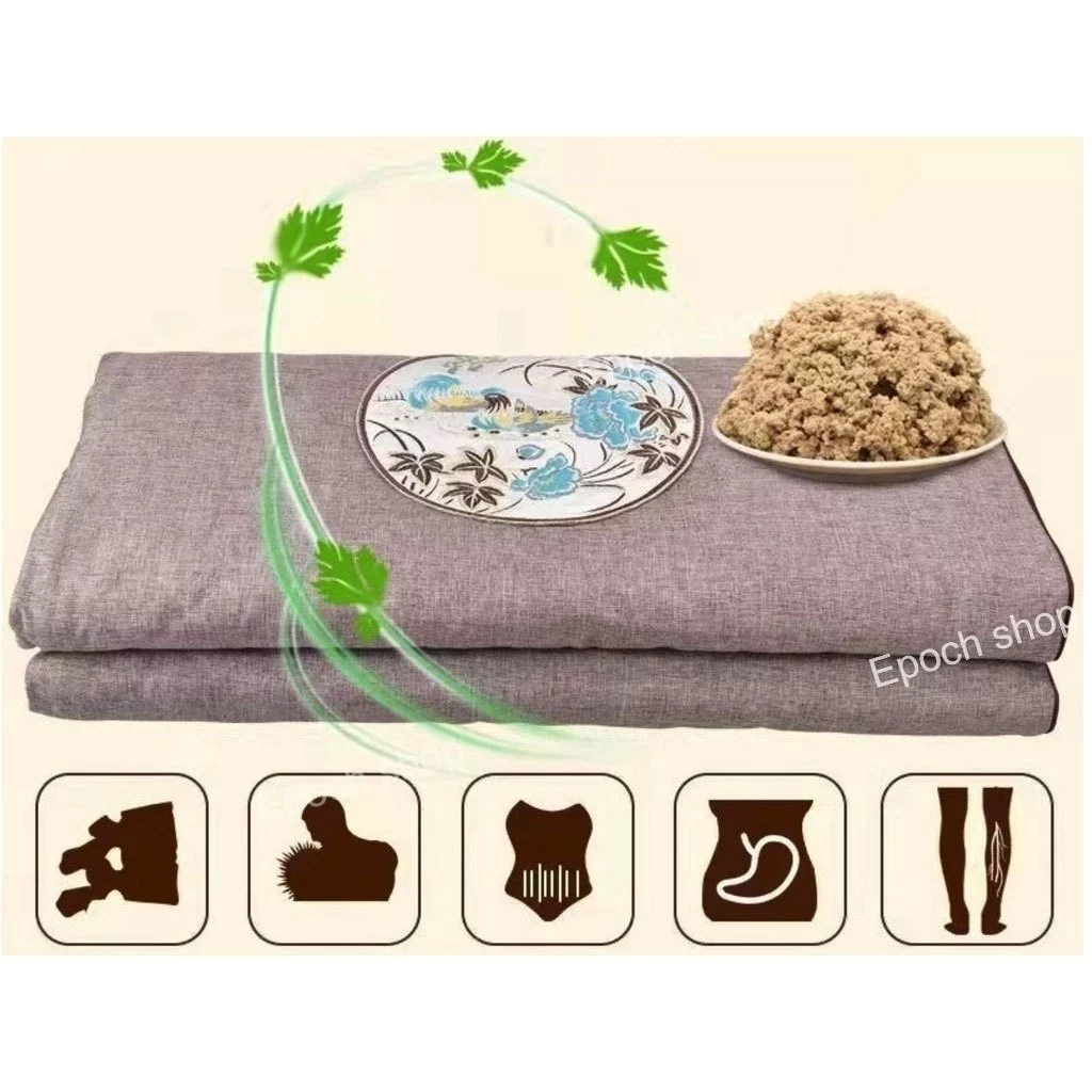 Combo Gối Và Thảm Ngải Cứu Hoàng Thịnh An Cao Cấp Chính Hãng, Nệm Ngải Cứu Đông Y - 3