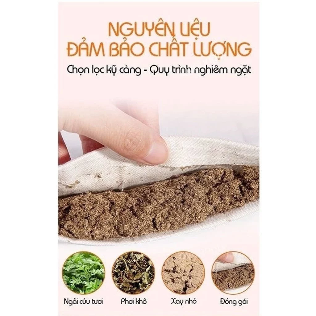 Combo Gối Và Thảm Ngải Cứu Hoàng Thịnh An Cao Cấp Chính Hãng, Nệm Ngải Cứu Đông Y - 5