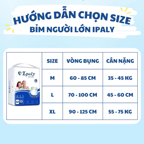 [COMBO-100 Miếng] Bỉm Quần Người Già Epoly/Ipaly M-L-XL - 2