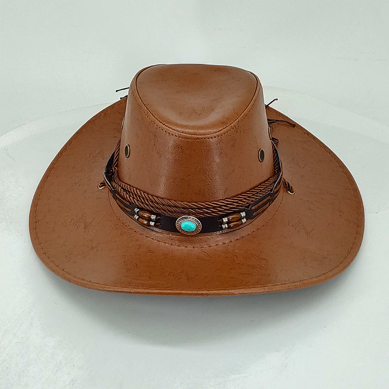 Tấm Che Nắng Mũ Cao Bồi Phong Cách Dân Tộc & Retro, Chống Nắng Ngoài Trời - 5