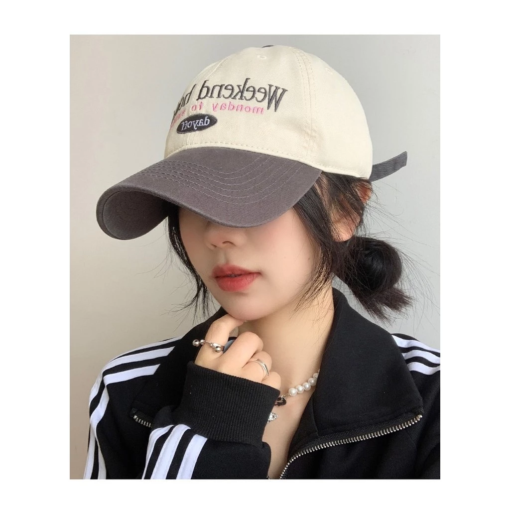 Mũ nữ phong cách retro Hàn Quốc và Nhật Bản, khóa màu mềm, thiết kế chu vi rộng giúp mặt nhỏ nhắn - 2