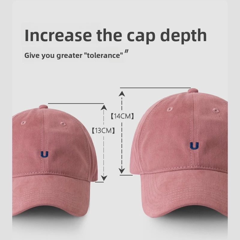 Thiết Kế Mũ Bóng Chày Chữ Cái Lớn, Mặt Nhẹ Mềm, Phong Cách Đơn Giản Hợp Thời Trang Hàng Ngày