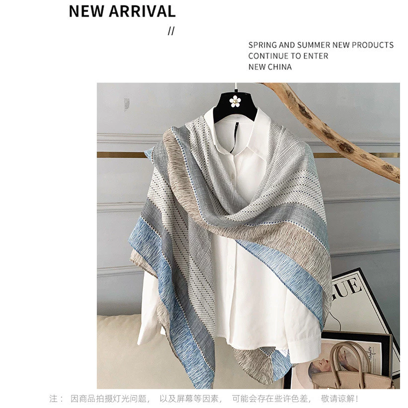 Mùa Hè - Áo Khoác Nhỏ và Khăn Choàng Phù Hợp Đi Dạo Phố - 5