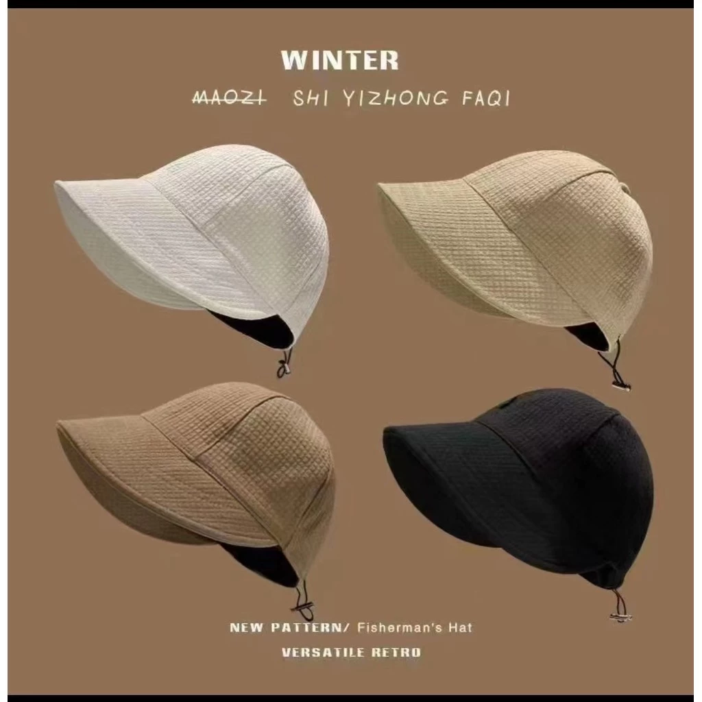 Mũ Ruth Waffle Xô nữ chống nắng, xu hướng thời trang xuân hè - 5