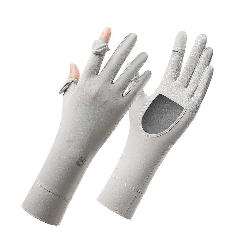 Găng tay Ice Silk chống nắng và tia UV, thoáng khí, phù hợp cho mùa hè - 4