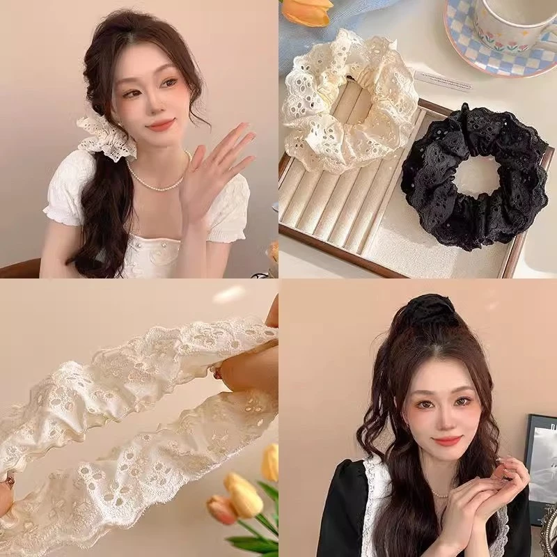 Dây buộc tóc scrunchies cột tóc LAGU Accessories phụ kiện buộc tóc màu pastel trơn