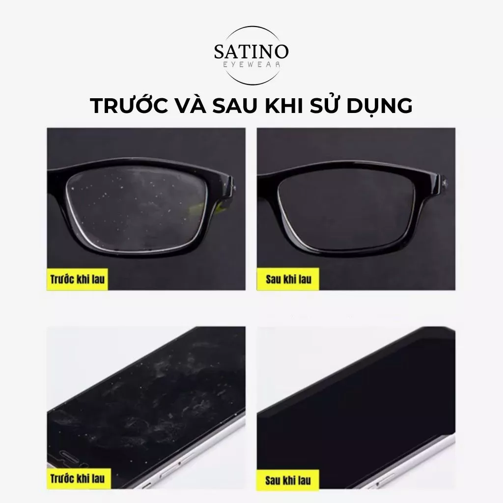 Nước lau kính SATINO rửa tròng kính cao cấp chuyên dụng nước xịt rửa màn hình máy tính điện thoại tivi máy ảnh [30ml] - 3