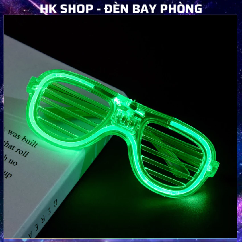 Mắt Kính Hình Kính Led Vuông Có Đèn Led Phát Sáng Kính Led Phát Sáng dùng đi bar , vũ trường , dạ hội , pub , club - 2